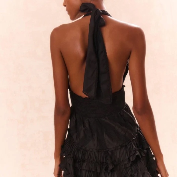 NWT LoveShackFancy Quintelle Dress | Black | Size S | $595 Retail - Picture 8 of 11